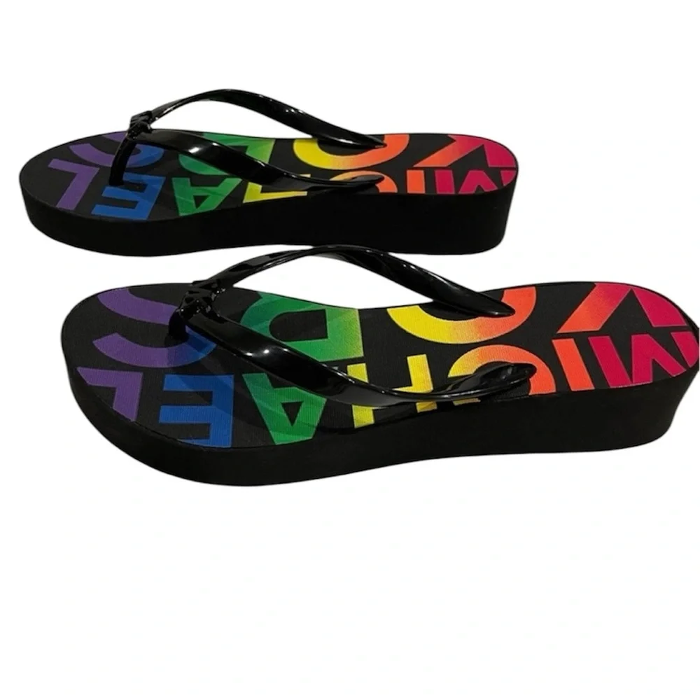 NEW Michael Kors Bedford Flip Flops Sandals